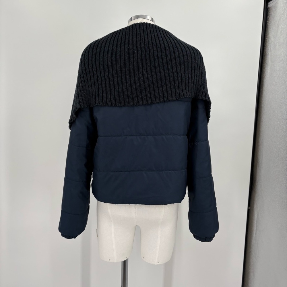 Anthro Daughters of the Liberation Navy Puffer Jacket Size L - Picture 2 of 10